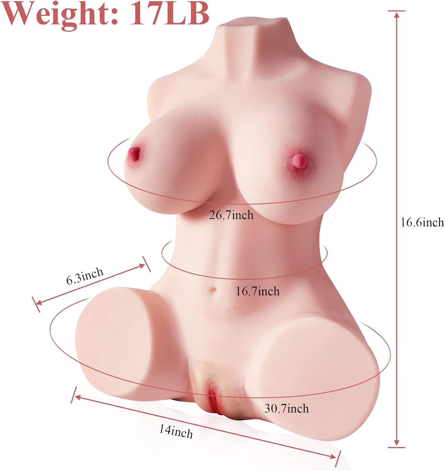 3 in 1 Sex Dolls Female Torso
